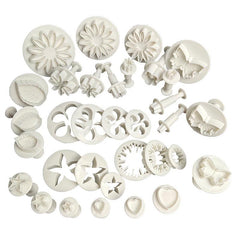 33pcs Cartoon Baking Tool Set for Fondant Cake Mold and Cookie Decoration