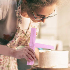 Adjustable Cake Scraper for Smoothing Surface and Decorating