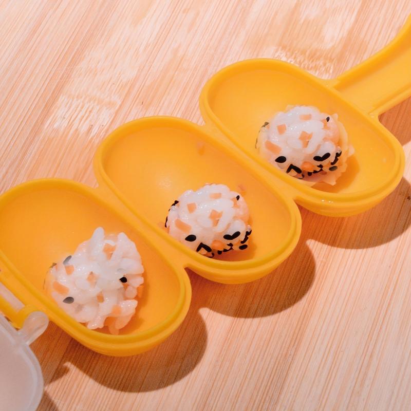 Japanese Onigiri Mold and Rice Paddle Set for Bento Box Decoration