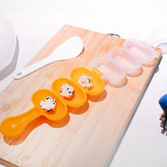 Japanese Onigiri Mold and Rice Paddle Set for Bento Box Decoration
