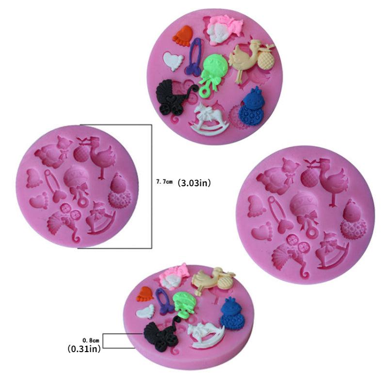 Baby Toys Candy Mold - DIY Cake Decorating Tool