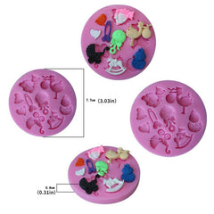 Baby Toys Candy Mold - DIY Cake Decorating Tool
