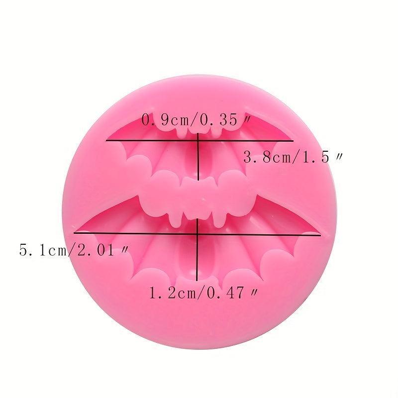 1pc Bat Fondant Mold 3D Silicone Mold Cake Decorating Tool Baking Tools