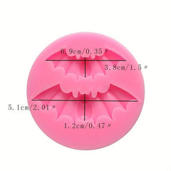 1pc Bat Fondant Mold 3D Silicone Mold Cake Decorating Tool Baking Tools