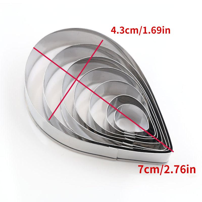 Geometric Cookie Cutters Set Stainless Steel Biscuit Molds Baking Tools