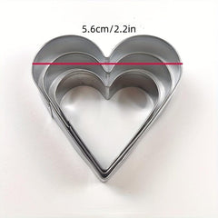 Geometric Cookie Cutters Set Stainless Steel Biscuit Molds Baking Tools