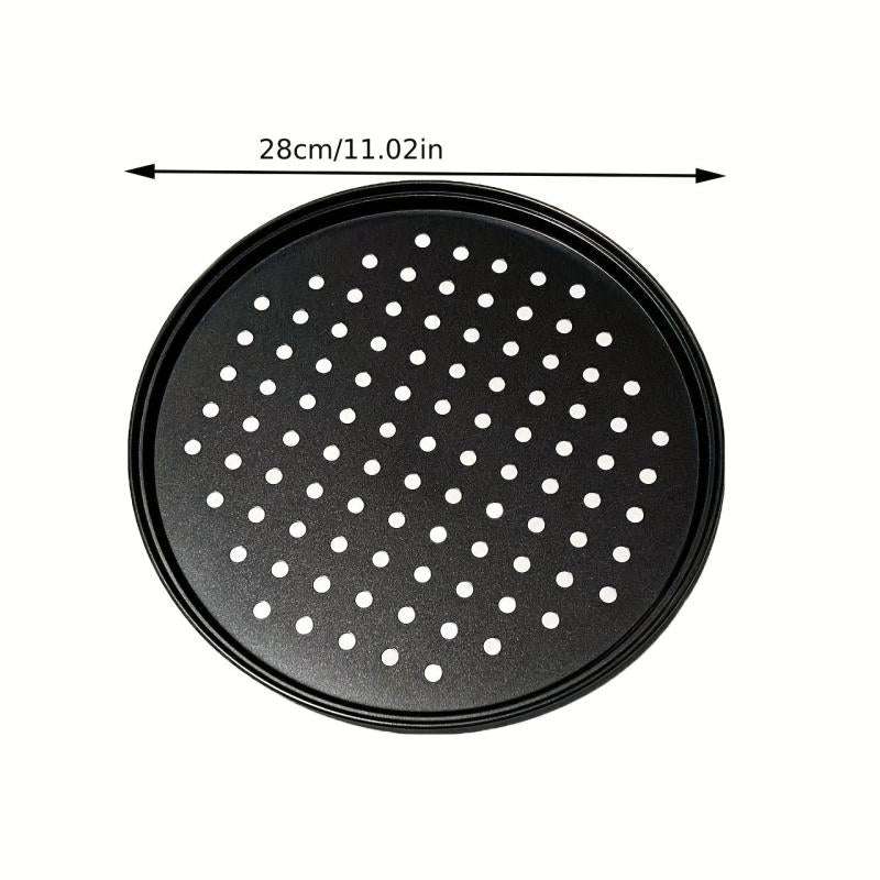 Baking Steel Pizza Pan With Holes Round Pizza Pan For Oven - 22.86 cm