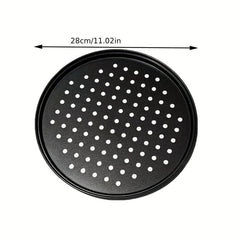 Baking Steel Pizza Pan With Holes Round Pizza Pan For Oven - 22.86 cm