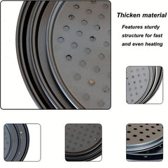 Baking Steel Pizza Pan With Holes Round Pizza Pan For Oven - 22.86 cm