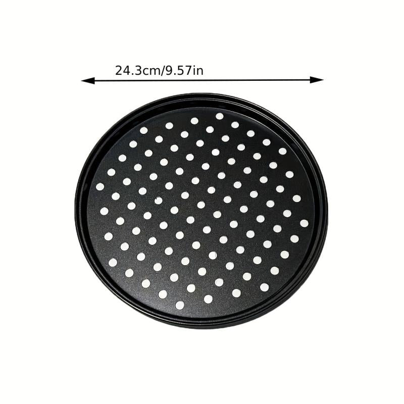 Baking Steel Pizza Pan With Holes Round Pizza Pan For Oven - 22.86 cm