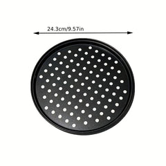 Baking Steel Pizza Pan With Holes Round Pizza Pan For Oven - 22.86 cm