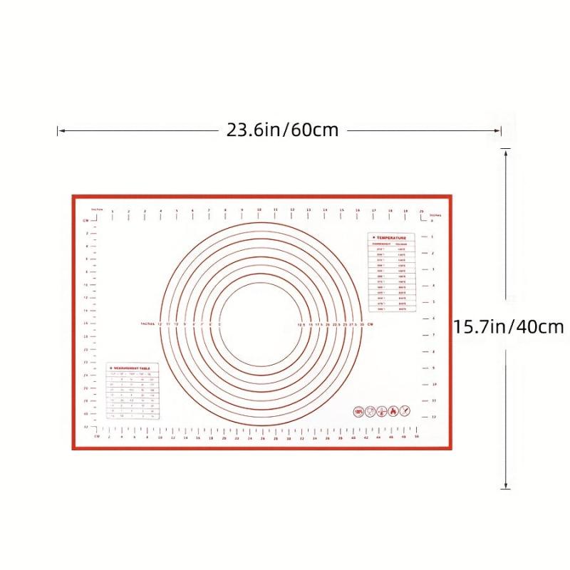 Non Slip Silicone Kneading Board and Pastry Mat for Baking