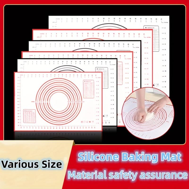 Non Slip Silicone Kneading Board and Pastry Mat for Baking