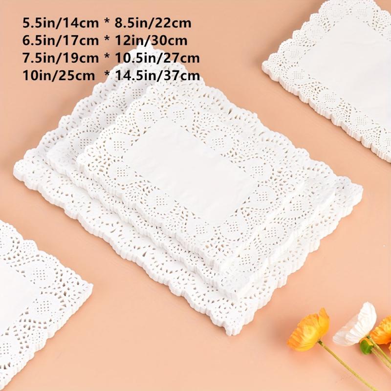 100pcs Lace Paper Doilies for Wedding Birthday