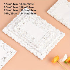 100pcs Lace Paper Doilies for Wedding Birthday