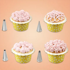 10pcs Cake Decorating Pen Tool Kit Icing Pipping Tips Pastry Bags Coupler Baking