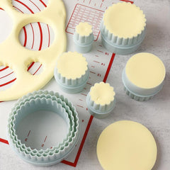 8 Piece Biscuit Mold Set Cookie Cutter for Birthday Party