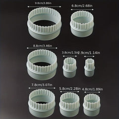 8 Piece Biscuit Mold Set Cookie Cutter for Birthday Party