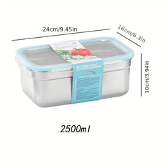 304 Stainless Steel Lunch Box - Food Storage for Teens & Work