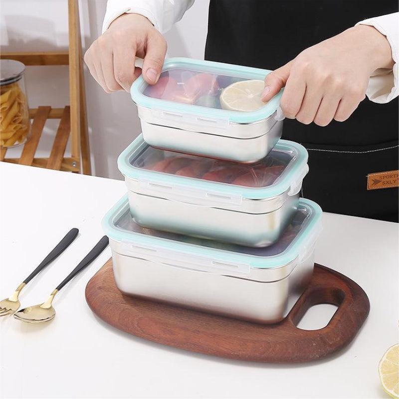 304 Stainless Steel Lunch Box - Food Storage for Teens & Work