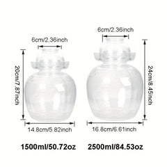 Glass Pickle Jar Fermentation Kit with Water Sealing Lid