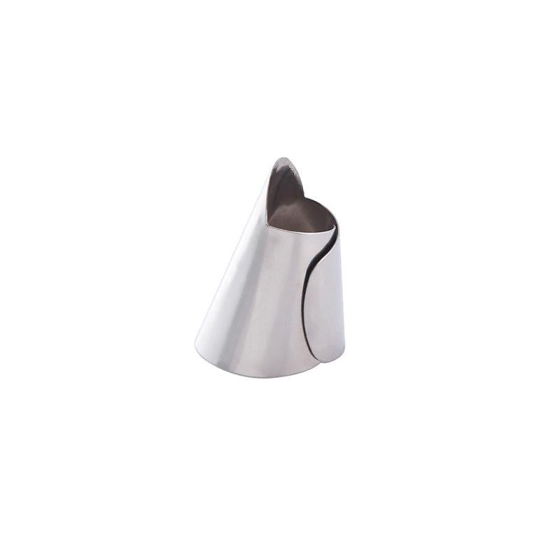 5 Stainless Steel Finger Guard Kitchen Safe Slicing Tool For Hands
