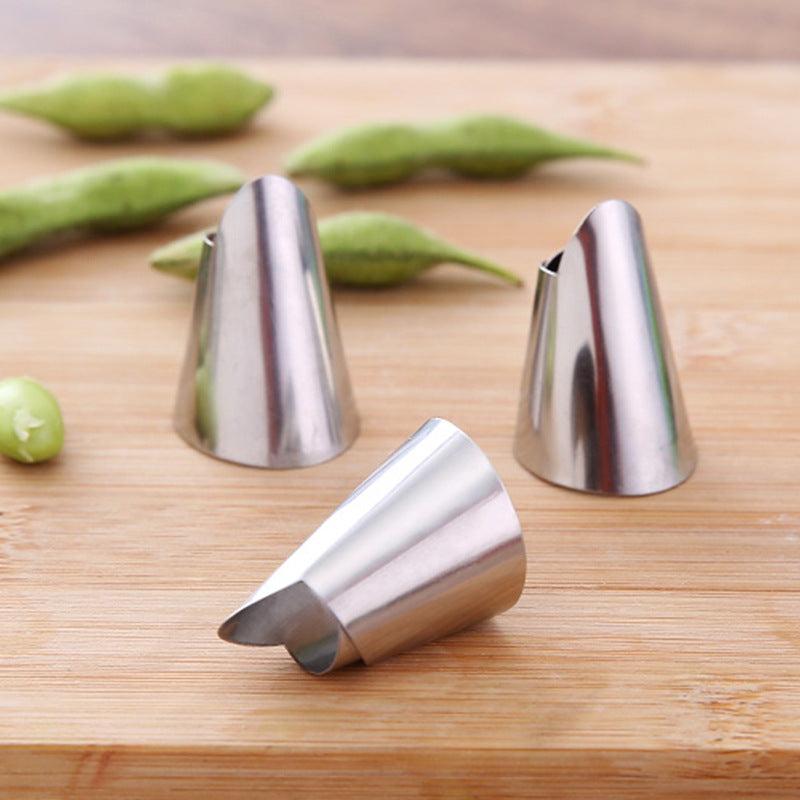 5 Stainless Steel Finger Guard Kitchen Safe Slicing Tool For Hands