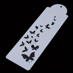 Butterfly Cake Stencil Cake Decorating Stencil Mold for Fondant Dessert