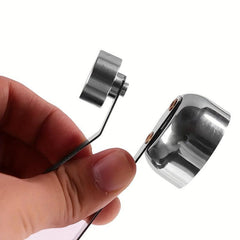 Stainless Steel Egg Cracker Opener Kitchen Gadget