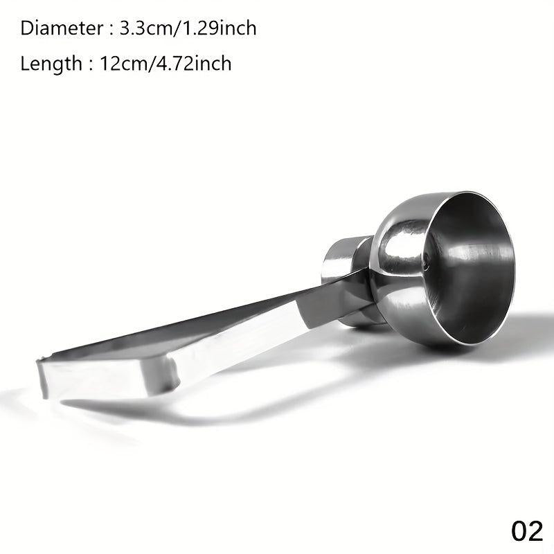 Stainless Steel Egg Cracker Opener Kitchen Gadget