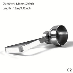 Stainless Steel Egg Cracker Opener Kitchen Gadget