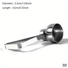 Stainless Steel Egg Cracker Opener Kitchen Gadget