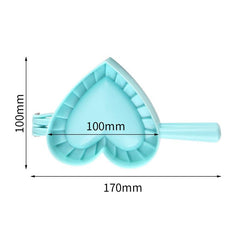 Plastic Heart Shaped Dumpling Mold Kitchen Tool