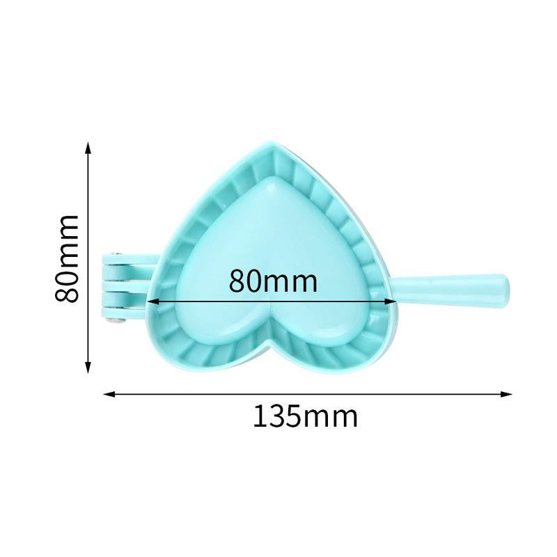 Plastic Heart Shaped Dumpling Mold Kitchen Tool