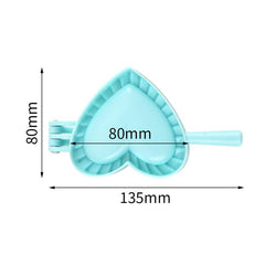 Plastic Heart Shaped Dumpling Mold Kitchen Tool