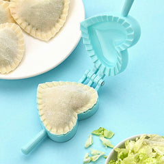 Plastic Heart Shaped Dumpling Mold Kitchen Tool