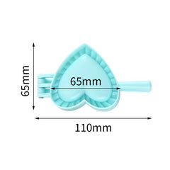 Plastic Heart Shaped Dumpling Mold Kitchen Tool