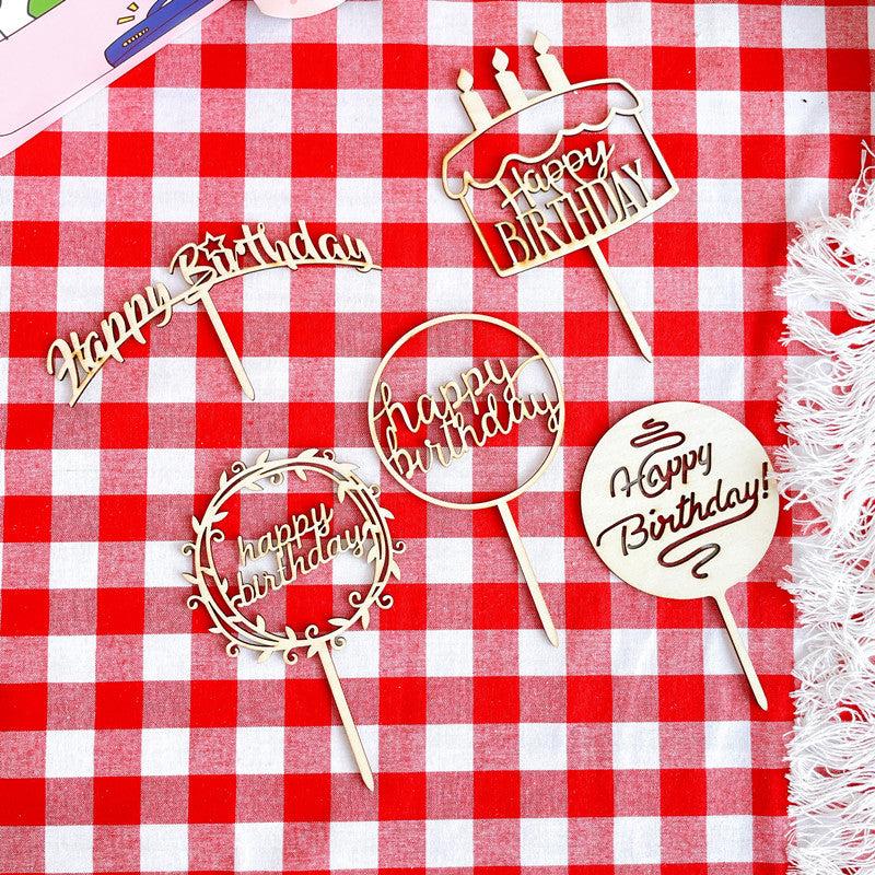 5pcs Birthday Cake Topper Decoration Personalize Your Celebration