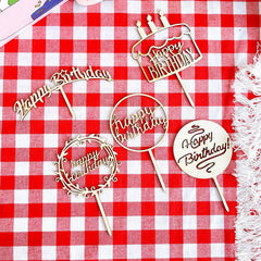 5pcs Birthday Cake Topper Decoration Personalize Your Celebration