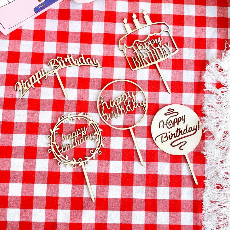 5pcs Birthday Cake Topper Decoration Personalize Your Celebration