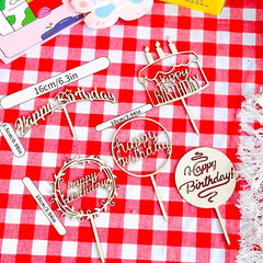 5pcs Birthday Cake Topper Decoration Personalize Your Celebration