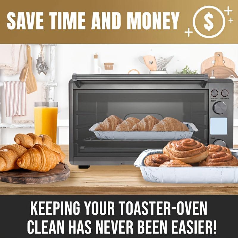 20pcs Durable Alloy Disposable Baking Cooking Pan 12x8x1.9 inches