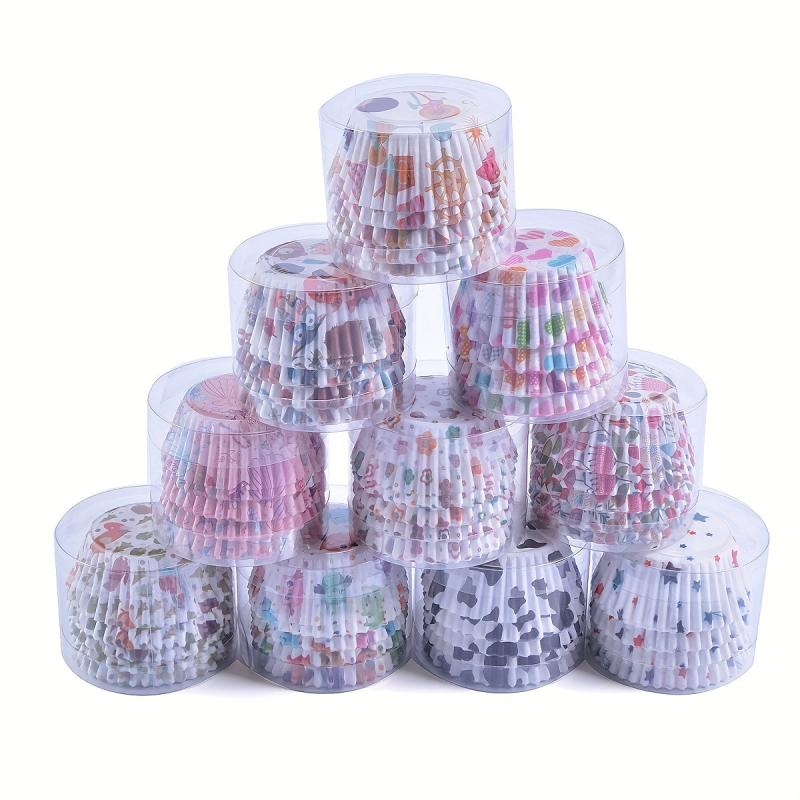 100pcs Mini Cupcake Liners Muffin Paper Cups Cake Molds Baking Tools
