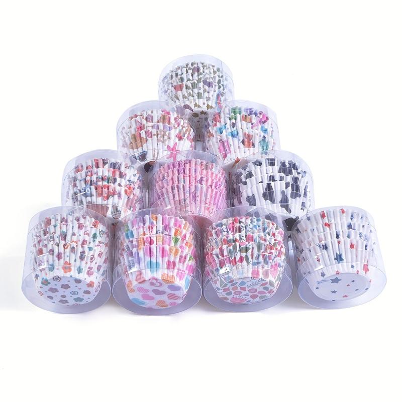 100pcs Mini Cupcake Liners Muffin Paper Cups Cake Molds Baking Tools