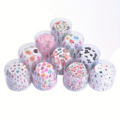 100pcs Mini Cupcake Liners Muffin Paper Cups Cake Molds Baking Tools