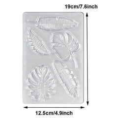 Monstera Leaf Chocolate Mold for Cake Decoration
