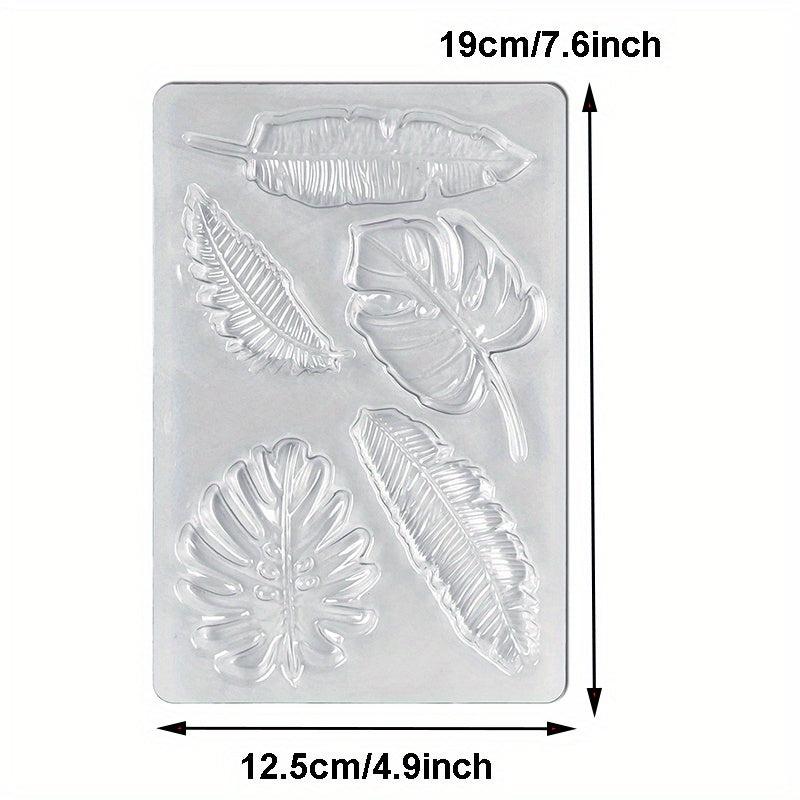 Monstera Leaf Chocolate Mold for Cake Decoration