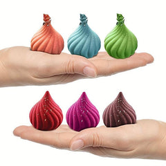 3D Spiral Chocolate Mold for DIY Cake Decorating Onion Shaped Candy Mold
