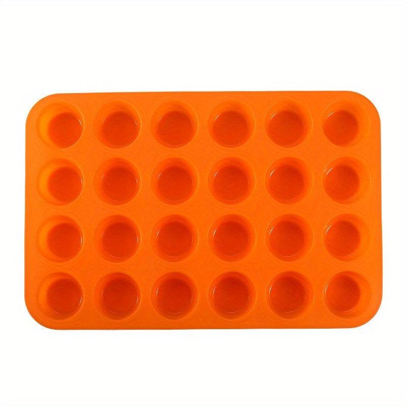Silicone Muffin Pan 33x22cm 24-Cavity Cupcake Baking Mold Kitchen Gadgets