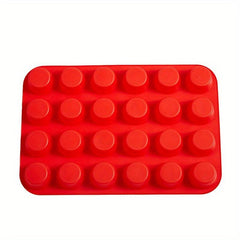 Silicone Muffin Pan 33x22cm 24-Cavity Cupcake Baking Mold Kitchen Gadgets